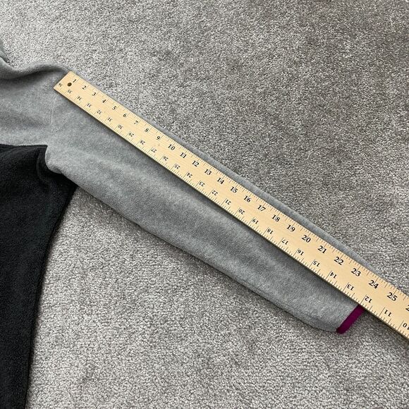 Columbia Campfire Fleece Jacket Mens XL Gray Purple 1/4 Snap Button Outdoor Hike - Picture 12 of 14